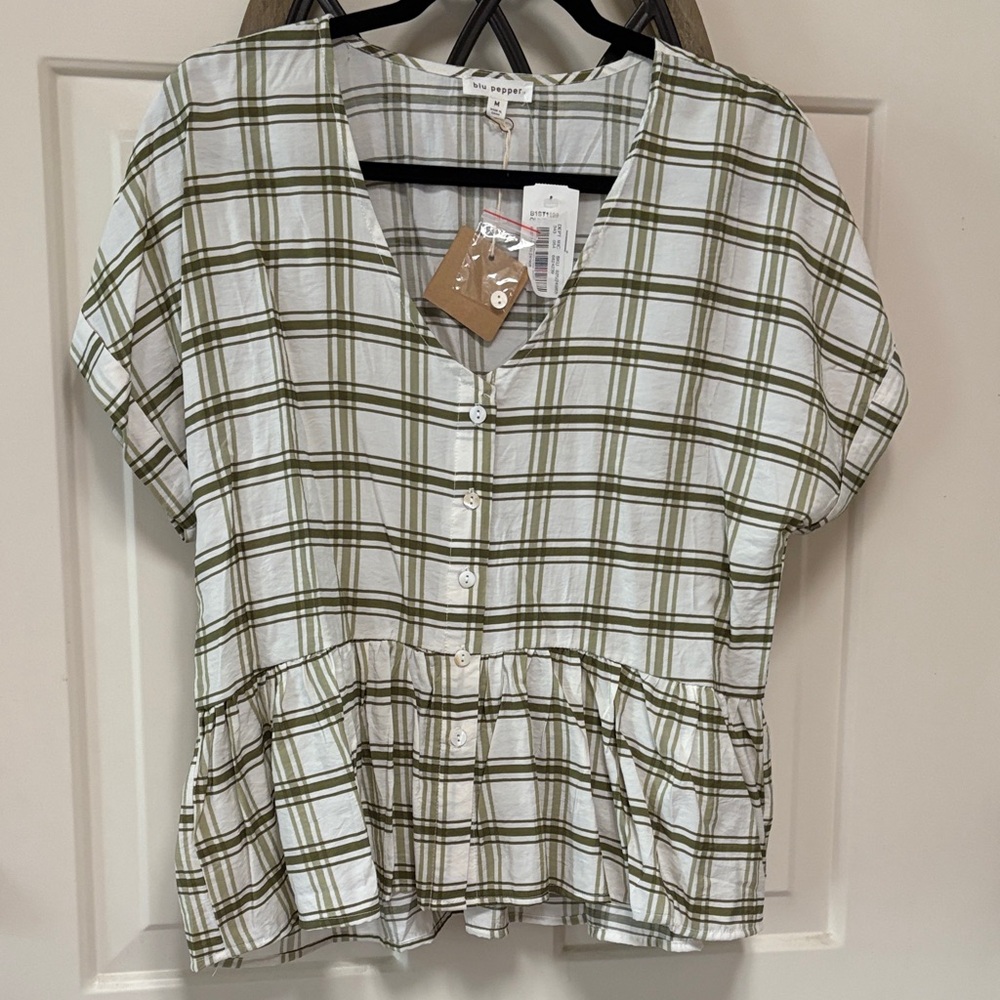 Blu Pepper Peplum Top